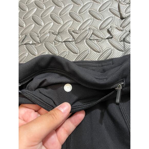 Lululemon Women Pace Rival Crop 22’’ LUXTREME LW6AV0S Black Size 4 Athletic - Picture 6 of 9